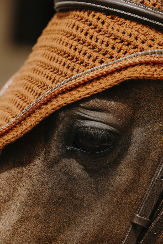 Bonnet Hexalight EQUITHEME rouille