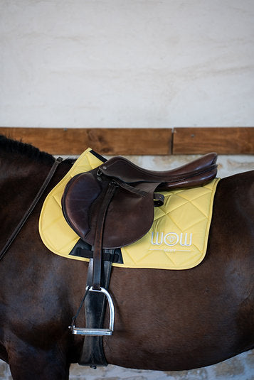 Tapis Horse Care WOW store jaune