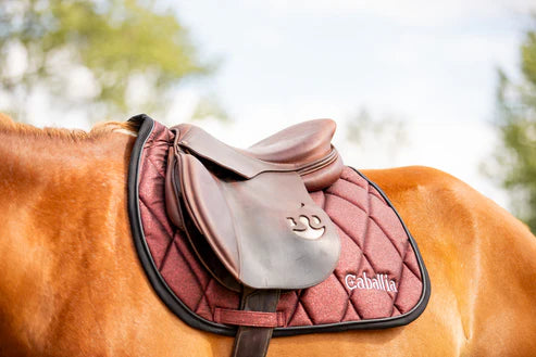 Tapis Glitter CABALLIA bordeaux