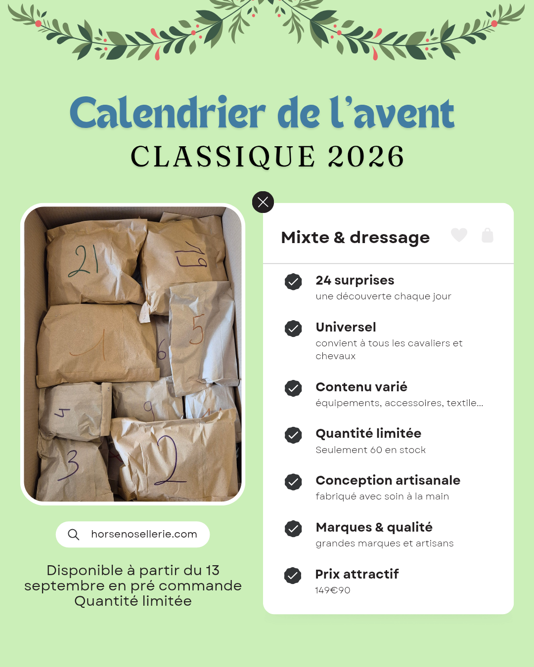 Calendrier de l'avent classique