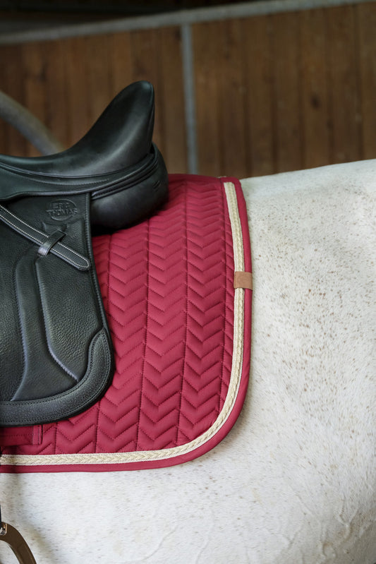Tapis dressage Softy EQUITHEME bordeaux