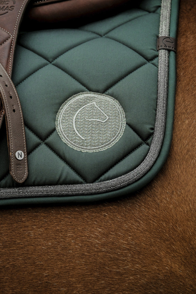 Tapis Badge EQUITHEME vert foncé