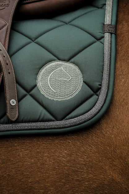 Tapis Badge EQUITHEME vert foncé