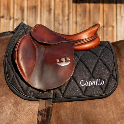 Tapis Glitter CABALLIA noir