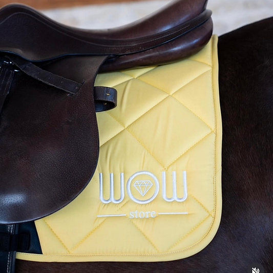Tapis Horse Care WOW store jaune