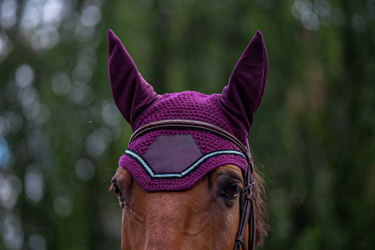 Bonnet EQUITHEME Domino violet