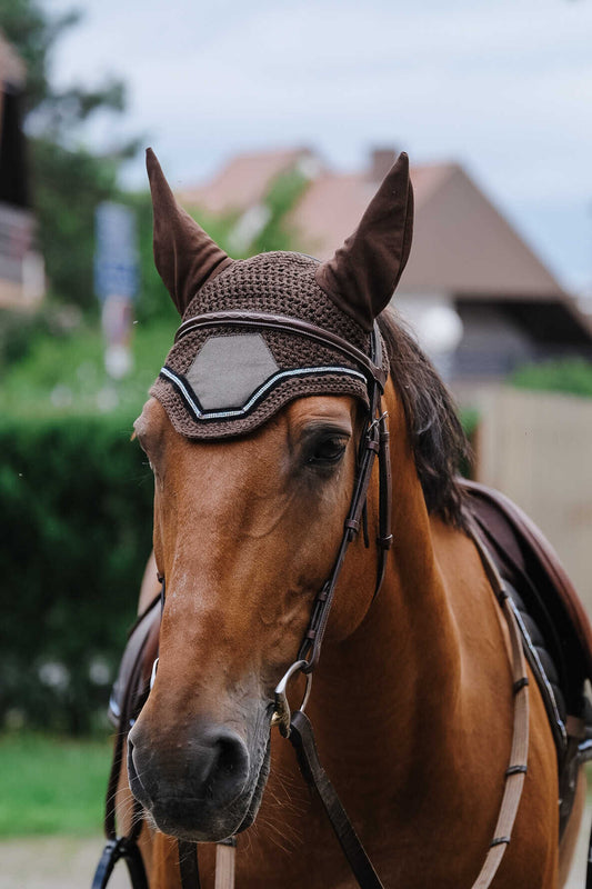 Bonnet EQUITHEME Domino marron