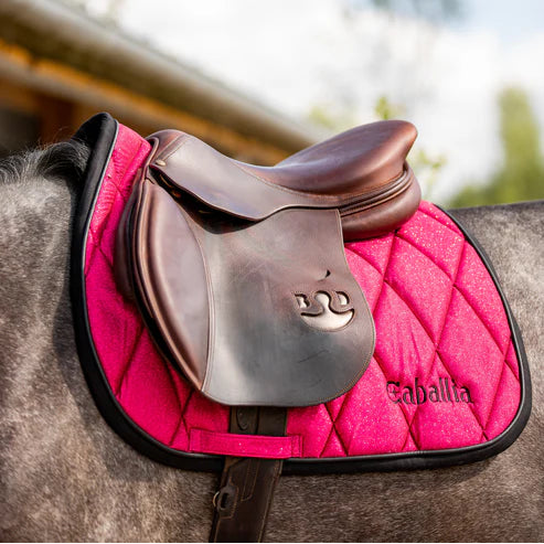 Tapis Glitter CABALLIA framboise