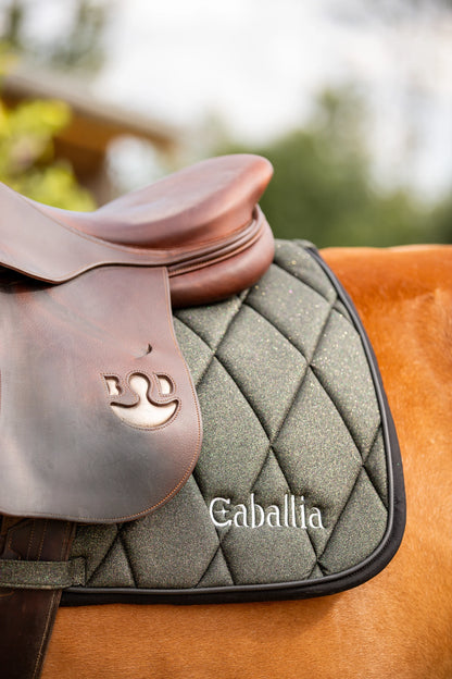 Tapis Glitter CABALLIA kaki