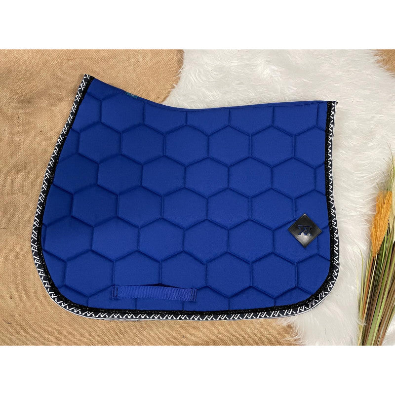 Tapis Monogramme OXXER bleu roi