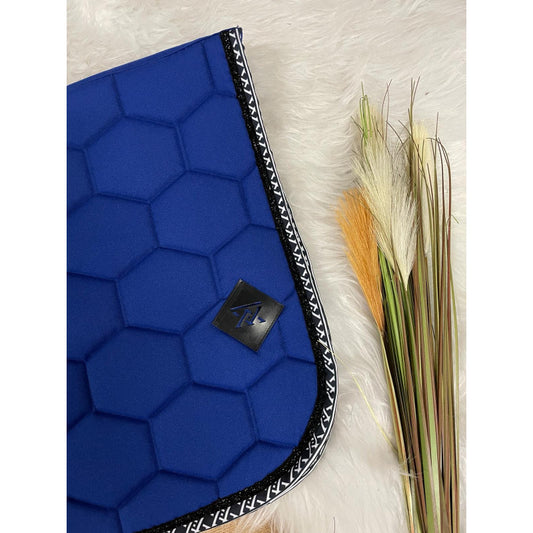 Tapis Monogramme OXXER bleu roi