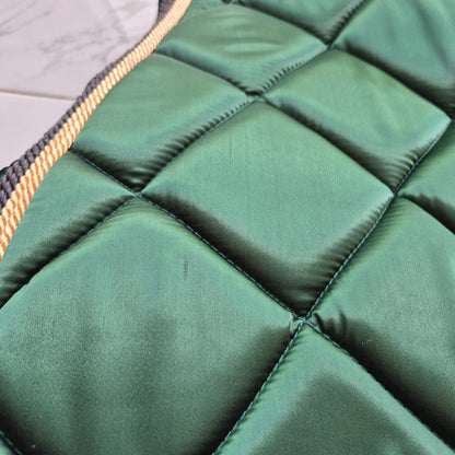 Les imparfaits : Ensemble tapis + bonnet Alexandra Ledermann vert et doré