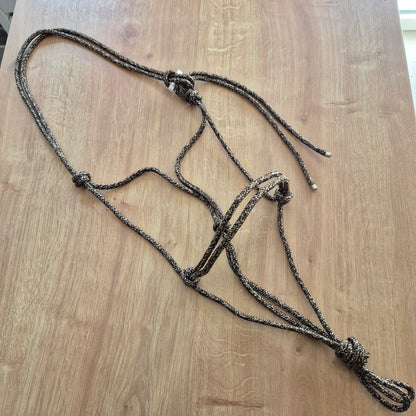 Licol éthologique marron chiné