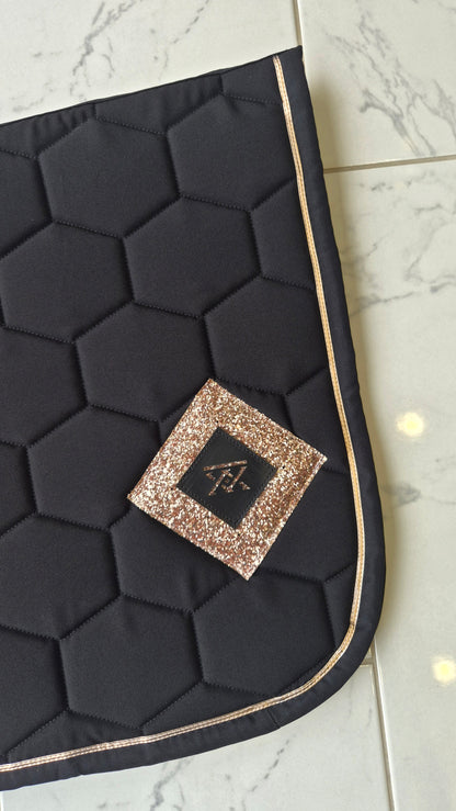 Tapis Diamant OXXER noir rose gold