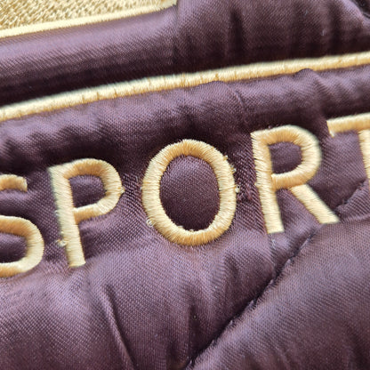 Les imparfaits : Ensemble tapis + bonnet Alexandra Ledermann chocolat et doré