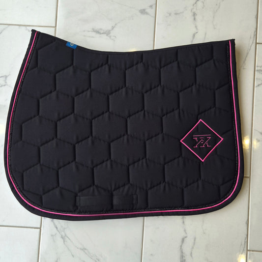 Tapis Accents OXXER noir fushia