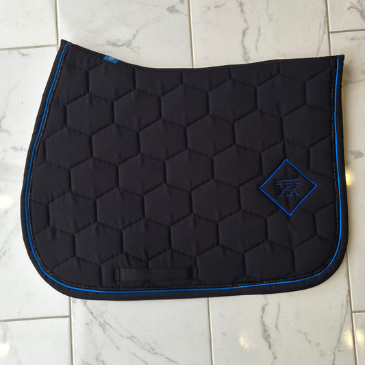 Tapis Accents OXXER noir bleu roi