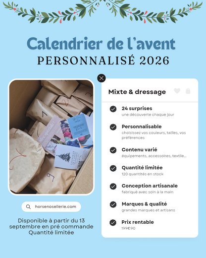 Calendrier de l'avent personnalisé