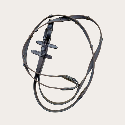 Bridon + rênes Sparkle CABALLIA marron noir