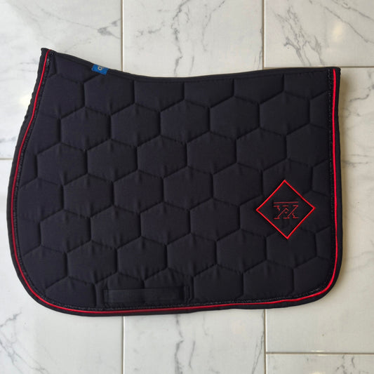 Tapis Accents OXXER noir rouge