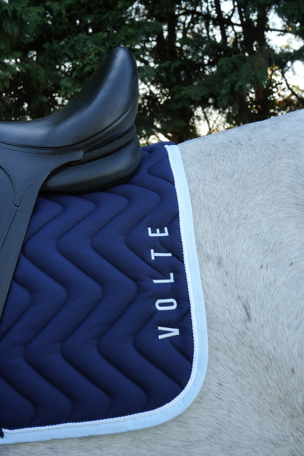 Tapis dressage Volte Le Signature bleu marine