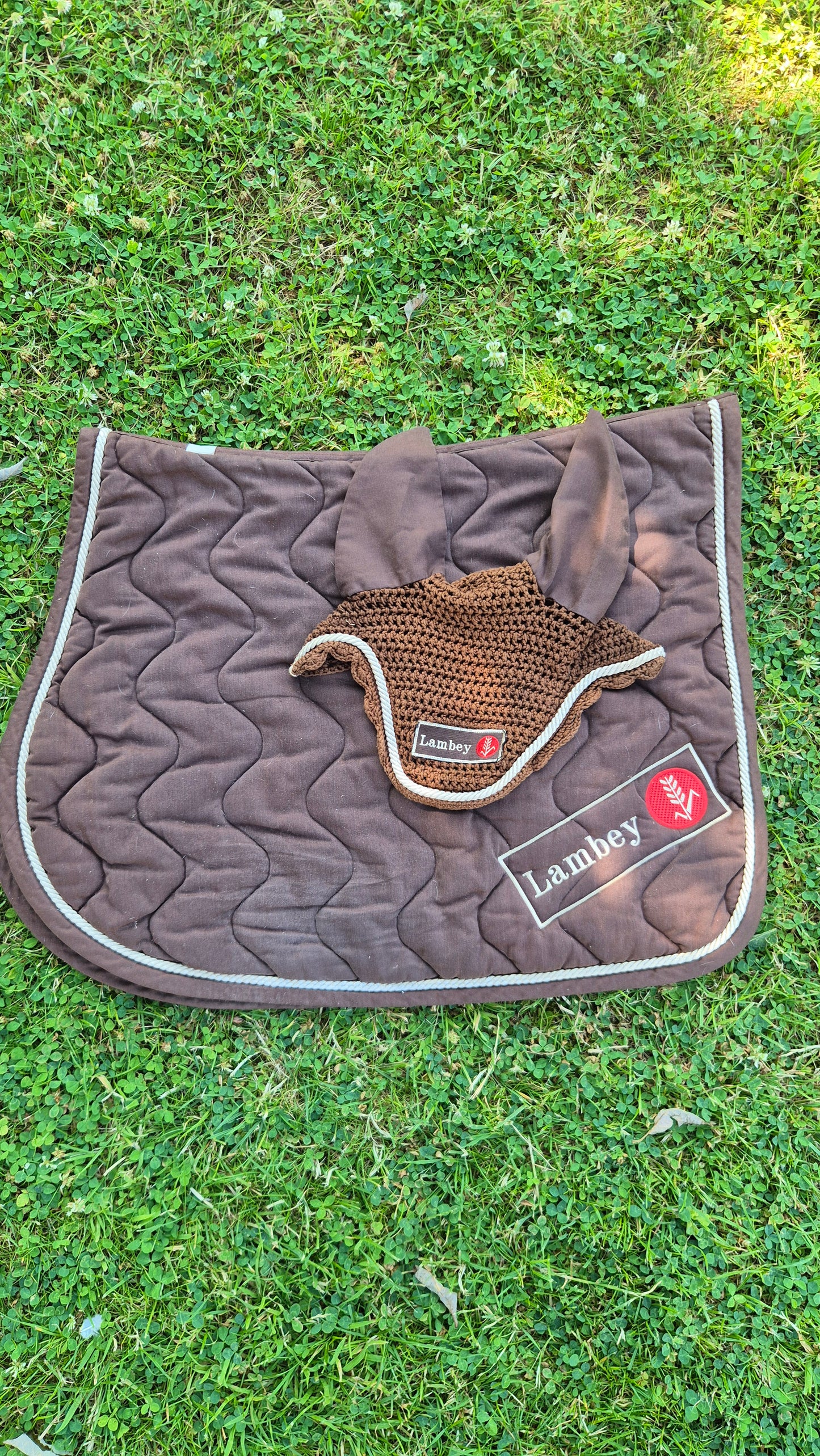 Occasion : Tapis + bonnet RG marron Lambey