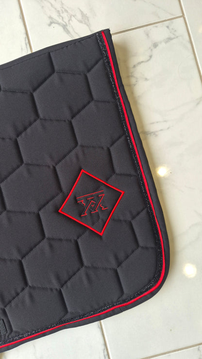 Tapis Accents OXXER noir rouge