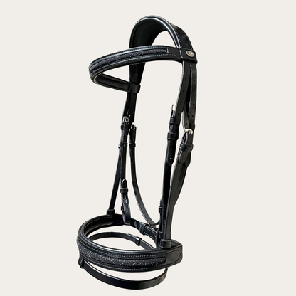 Bridon + rênes Sparkle CABALLIA noir